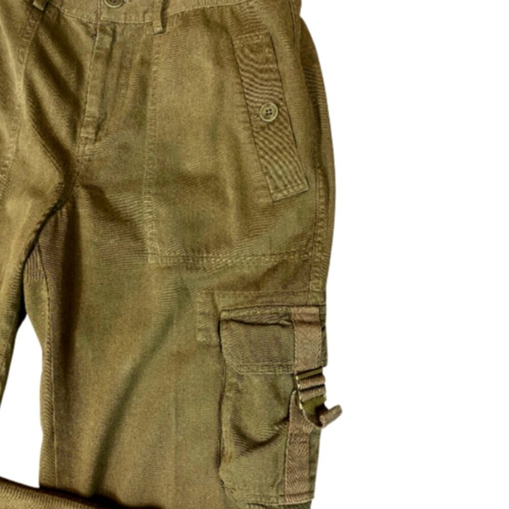 VTG ‎ Lauren Ralph Lauren Utility Cargo Pants Sz 4 Olive Green #169M - Picture 8 of 11